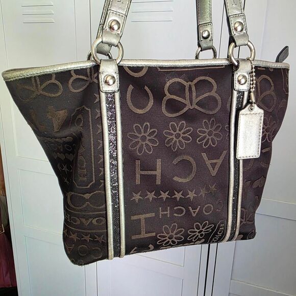 Coach Women's Brown and Black Bag - Picture 2 of 8